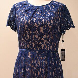 Adrianna Papell lace cocktail dress. Size 14. New with tags.